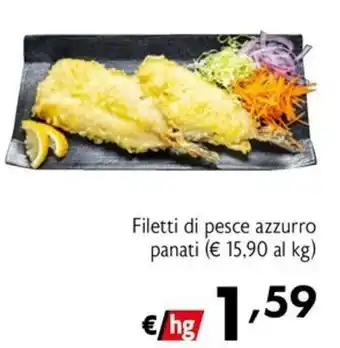 Filetti di pesce azzurro panati
