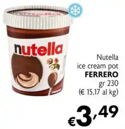 Eurospesa Nutella ice cream pot FERRERO offerta