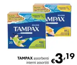 Eurospesa Tampax assorbenti interni assortiti offerta