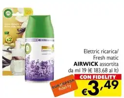 Eurospesa Airwick elettric ricarica fresh matic offerta