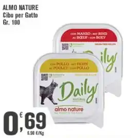 Conté Supermercati Daily Natural almo nature Cibo per Gatto offerta