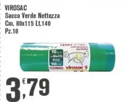 Conté Supermercati Sacco Verde Nettetza Virosac offerta