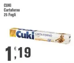 Conté Supermercati Cuki carta forno offerta