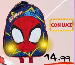 MEGA Spiderman zaino offerta