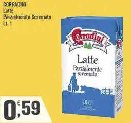 Conté Supermercati Corradini Latte Parzialmente Scremato offerta