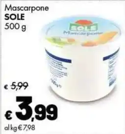 Supermercati Vinci Mascarpone SOLE offerta