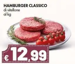 Supermercati Vinci Hamburger classico di vitellone offerta