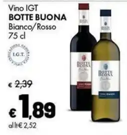 Supermercati Vinci Vino IGT Botte Buona offerta