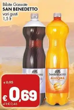 Supermercati Vinci Bibite Gassate San Benedetto offerta
