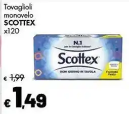 Supermercati Vinci Tovaglioli monovelvo Scottex offerta