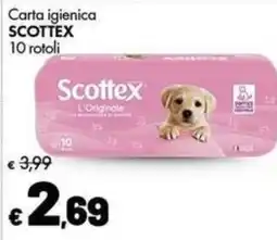 Supermercati Vinci Carta igienica Scottex offerta