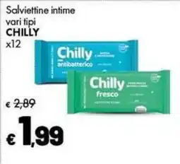 Supermercati Vinci Salviettine intime Chilly offerta