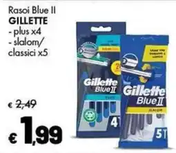 Supermercati Vinci Rasoi Blue II Gillette offerta