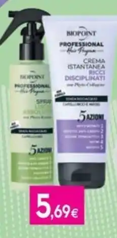 Proshop Biopoint Professional Crema istantanea ricci disciplinati offerta