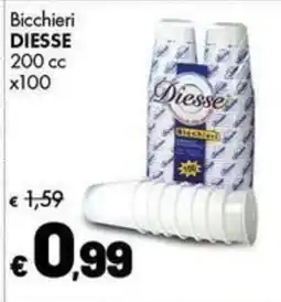 Supermercati Vinci Bicchieri Diesse offerta