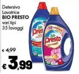 Supermercati Vinci Detersivo Lavatrice BIO PRESTO offerta
