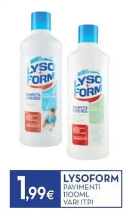 Proshop Lysoform pavimenti offerta