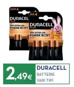 Proshop Duracell batterie offerta