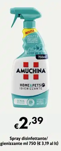 Eurospesa Amuchina Home & Pets igienizzante offerta