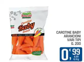 Carotine Baby Arancioni