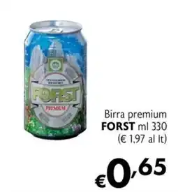 Eurospesa Birra premium FORST offerta