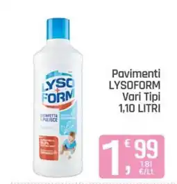 Ottimo Market Pavimenti Lysoform offerta