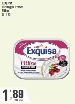 Conté Supermercati Exquisa Formaggio Fresco Fitline offerta