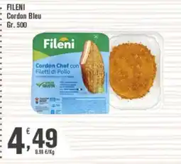 Conté Supermercati Fileni Cordon Chef con Filetti di Pollo offerta