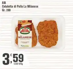 Conté Supermercati Cotoletta di Pollo La Milanese AIA offerta