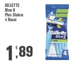Conté Supermercati Gillette Blue II Plus Slalom offerta