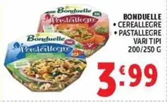 Bonduelle Pastallegre
