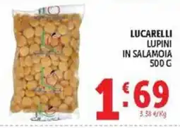 Deco Market Lucarelli lupini in salamoia offerta