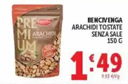 Deco Market Arachidi tostate senza sale offerta