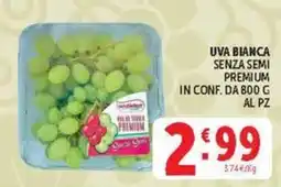 Deco Market Uva bianca senza semi premium offerta
