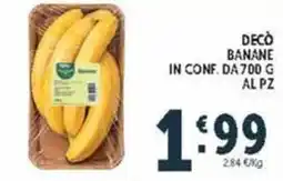 Deco Market Decò banane offerta