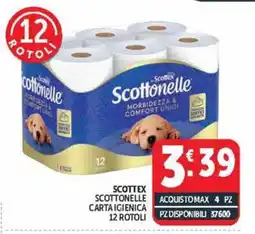 Deco Market Scottex Scottonele carta igienica offerta