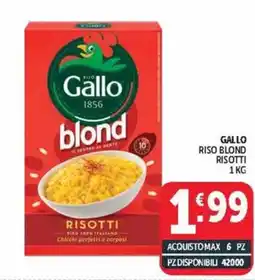 Deco Market Gallo riso blond risotti offerta