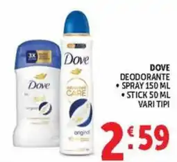 Deco Market Dove deodorante offerta