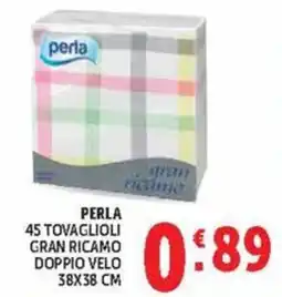 Deco Market Perla tovaglioli gran ricamo offerta