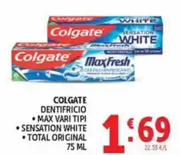 Deco Market Colgate dentifricio offerta
