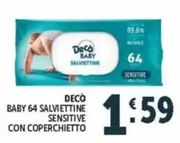 Deco Market Decò Baby Salviettine Sensitive offerta