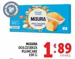 Deco Market Misura dolcesenza plumcake offerta