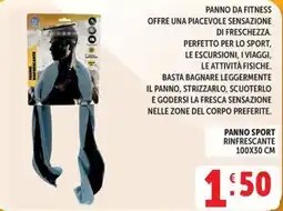 Deco Market Panno sport rinfrescante offerta