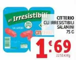 Deco Market Citterio gli irresistibili salamini offerta