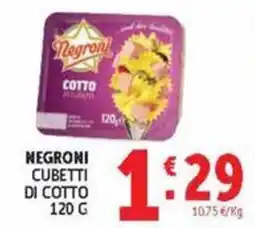 Deco Market Negroni cubetti di cotto offerta