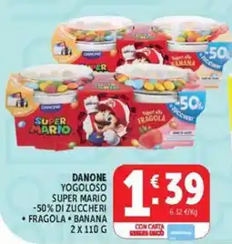 Deco Market Danone Yogoloso Super Mario offerta