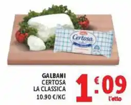 Deco Market Galbani Certosa la classica offerta