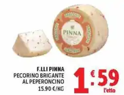 Deco Market Pecorino Brigante al Peperoncino F.LLI Pinna offerta