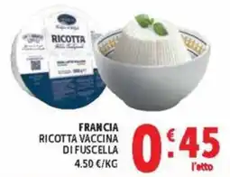 Deco Market Ricotta vaccina di Fuscella offerta