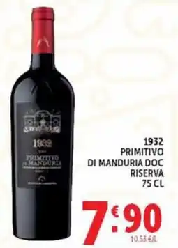 Deco Market 1932 Primitivo di Manduria DOC Riserva offerta